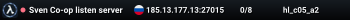 Sven Co-op listen server