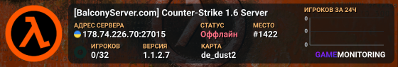 [BalconyServer.com] Counter-Strike 1.6 Server