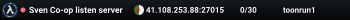 Sven Co-op listen server