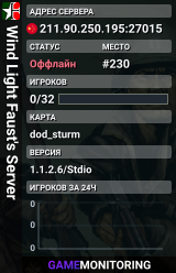 Wind Light Faust's Server