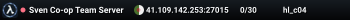 Sven Co-op Team Server