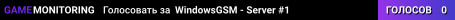 WindowsGSM - Server #1