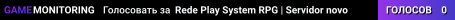 Rede Play System RPG | Servidor novo