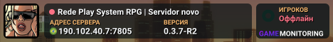 Rede Play System RPG | Servidor novo