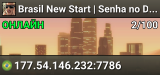 Brasil New Start | Senha no Discord