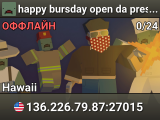 happy bursday open da presents