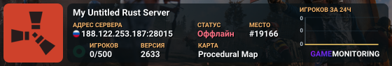 My Untitled Rust Server