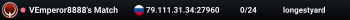 VEmperor8888's Match