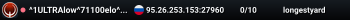 ^1ULTRAlow^71100elo^7's Match