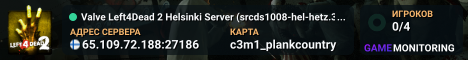 Valve Left4Dead 2 Helsinki Server (srcds1008-hel-hetz.380.172)