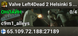 Valve Left4Dead 2 Helsinki Server (srcds1008-hel-hetz.380.175)