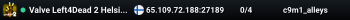 Valve Left4Dead 2 Helsinki Server (srcds1008-hel-hetz.380.175)