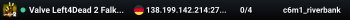 Valve Left4Dead 2 Falkenstein Server (srcds1001-fsn-hetz.421.15