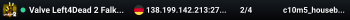 Valve Left4Dead 2 Falkenstein Server (srcds1002-fsn-hetz.421.16