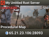 My Untitled Rust Server