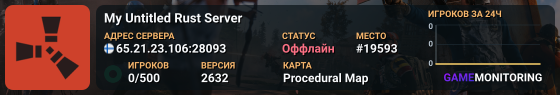 My Untitled Rust Server