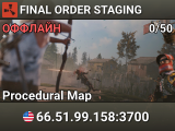 FINAL ORDER STAGING
