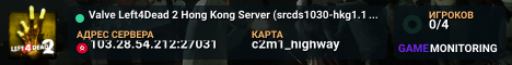 Valve Left4Dead 2 Hong Kong Server (srcds1030-hkg1.141.17)