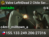 Valve Left4Dead 2 Chile Server (srcds1020-scl1.241.302)