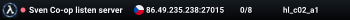 Sven Co-op listen server