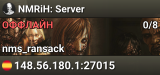 NMRiH: Server