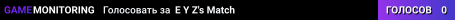 E Y Z's Match