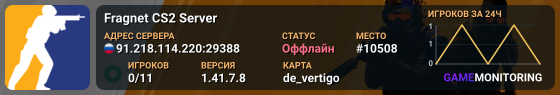 Fragnet CS2 Server