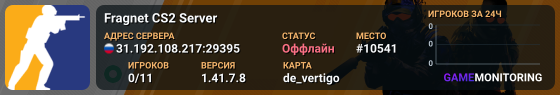 Fragnet CS2 Server