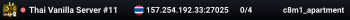 Thai Vanilla Server #11