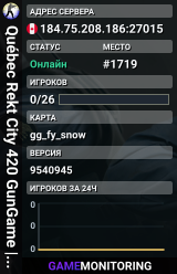 Québec  Rekt City 420 GunGame |(͡° ͜ʖ ͡°) |16k/100Tick