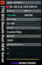 [TR]-[EU] Nexark-Rust NEW Server