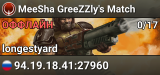 MeeSha GreeZZly's Match