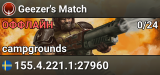 Geezer's Match