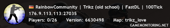 RainbowCommunity | Trikz (old school) | FastDL | 100Tick