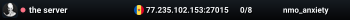 the server