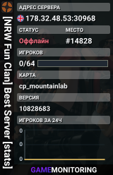 [NRW Fun Clan] Best Server [stats]