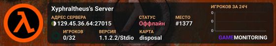 Xyphraltheus's Server