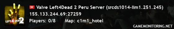 Valve Left4Dead 2 Peru Server (srcds1014-lim1.251.245)