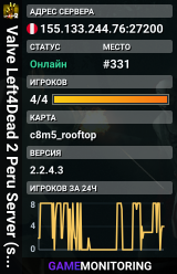 Valve Left4Dead 2 Peru Server (srcds2014-lim1.381.186)