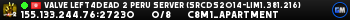 Valve Left4Dead 2 Peru Server (srcds2014-lim1.381.216)