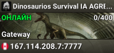 Dinosaurios Survival IA AGRESIVA VOZ MISIONES ECONOMIA ESP/LATAM
