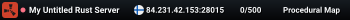 My Untitled Rust Server