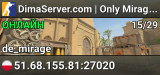 █ DimaServer.com | Only Mirage | Battlepass / Missions / Skin