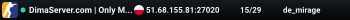 █ DimaServer.com | Only Mirage | Battlepass / Missions / Skin