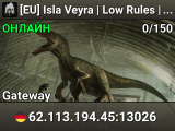 [EU] Isla Veyra | Low Rules | Dino Garage |