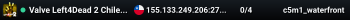 Valve Left4Dead 2 Chile Server (srcds1020-scl1.241.153)