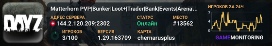 Matterhorn PVP|Bunker|Loot+|Trader|Bank|Events|Arena|Heli+|Car+