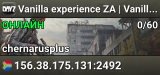 Vanilla experience ZA | Vanilla+ | Fresh Wipe | 4 Man MAX | PVP