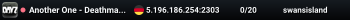 Another One - Deathmatch Server