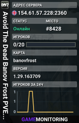 Avoid The Dead Banov Frost PVE NO TRADERS